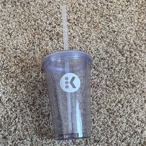 Clear Keurig Tumbler with Straw